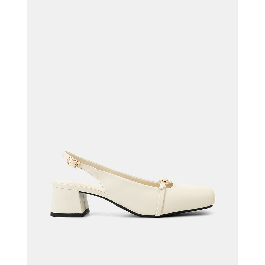 Giày Cao Gót Nữ 5cm Thời Trang JUNO Giày Cao Gót Slingback Mũi Vuông CG05168
