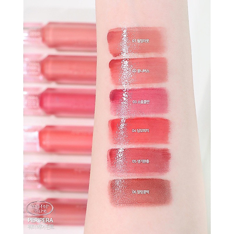 Son Tint Bóng Peripera Bare Water Tint full màu 03 06 07 11 05 08 15 16 17 | BigBuy360 - bigbuy360.vn