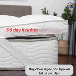 Nệm Topper Lông Vũ Nhân Tạo Chuẩn 5 Sao Bảo Hành 12 Tháng Rất Nhiều Size Để Khách Dễ Dàng Chọn Lựa Cho Các Khách Sạn — ảnh 6