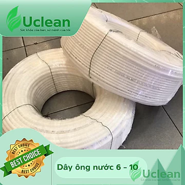 Linh kiện lọc nước UClean - 1m Dây cấp Dây 10mm, Dây thải Dây 6mm, dùng cho máy lọc nước RO
