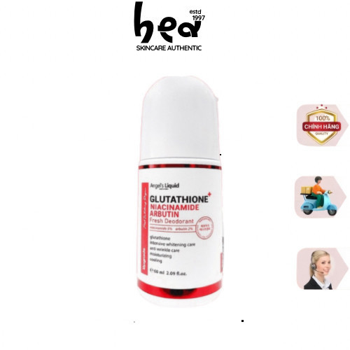 BEA Skin] Lăn khử mùi giảm thâm nách, làm trắng da Angel's Liquid Glutathione Fresh-up Whitening Magic Deo Stick 60ml