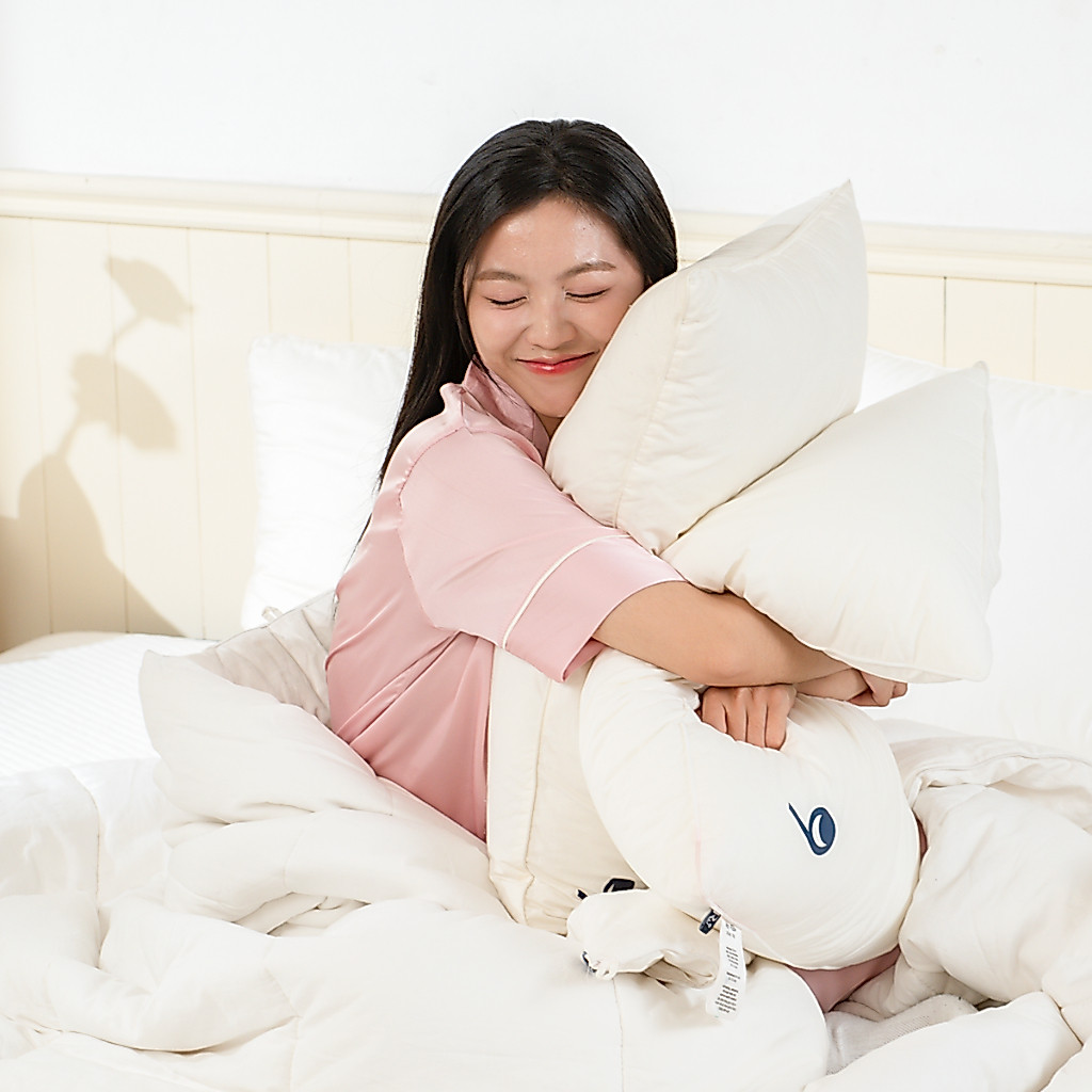 Gối Mây Ru9 | Chất Liệu Lông Vũ Nhân Tạo | Êm Ái Bồng Bềnh Như Khách Sạn | Chống Nước Chống Dầu | Kích Thước 50 x 70 | BigBuy360 - bigbuy360.vn