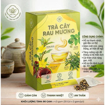 Trà Cây Rau Mương Mộc Tâm Hộp 30 Gói Chính Hãng Cao Cấp - Trà tốt cho dạ dày hệ tiêu hóa hết HP ợ hơi ợ chua trào ngược