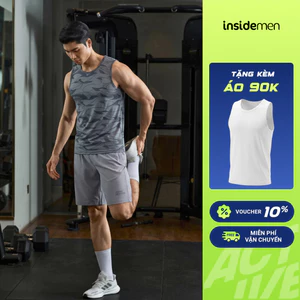 Áo Tanktop Nam Insidemen Vải Co Giãn, Phong Cách Năng Động ITL004MAH0