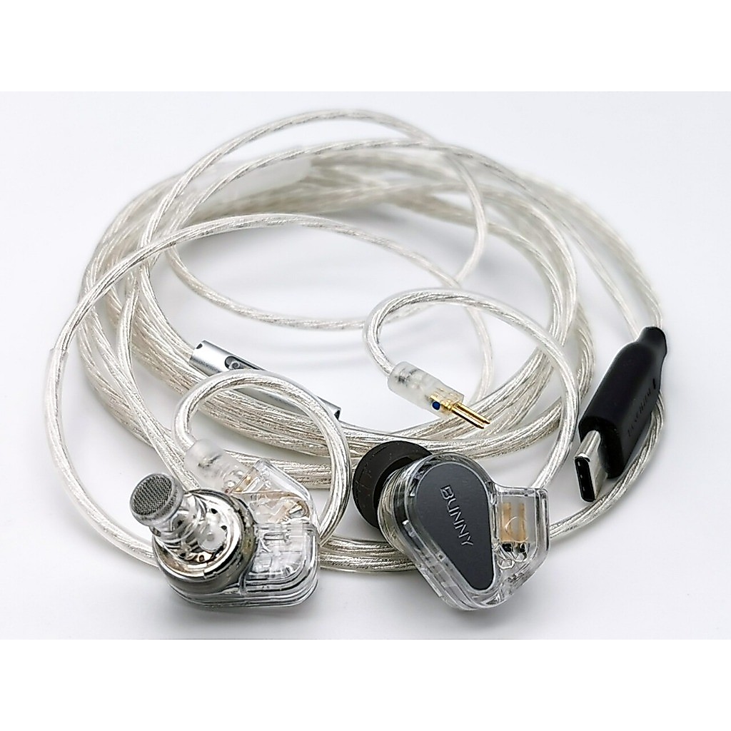 🎧 TANCHJIM Bunny –Tai Nghe In-Ear Dynamic IEM + DSP Type-C/3.5mm: PET-Ti, Double-Chamber, 5-Band EQ | BigBuy360 - bigbuy360.vn
