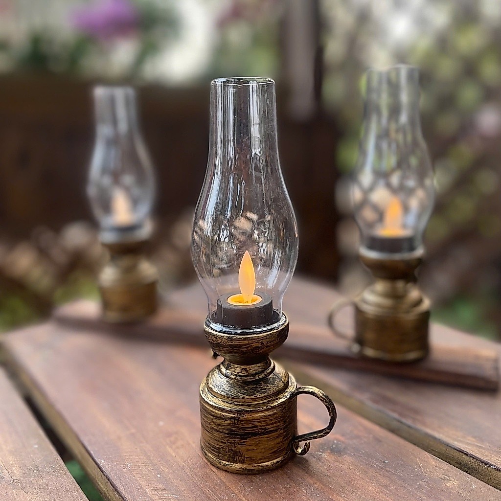 ĐÈN DẦU PIN, ĐÈN DẦU PHONG CÁCH RETRO ,ĐÈN NGỦ ĐÈN TRANG TRÍ TIỆC PARTY DÃ NGOẠI NGOÀI TRỜI | BigBuy360 - bigbuy360.vn
