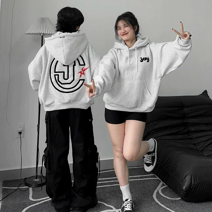 ÁO KHOÁC HOODIE/HOODIE ZIP FROM NAM NỮ HỌA TIẾT CHỮ IN JAY 2026 Nam Nữ – 3