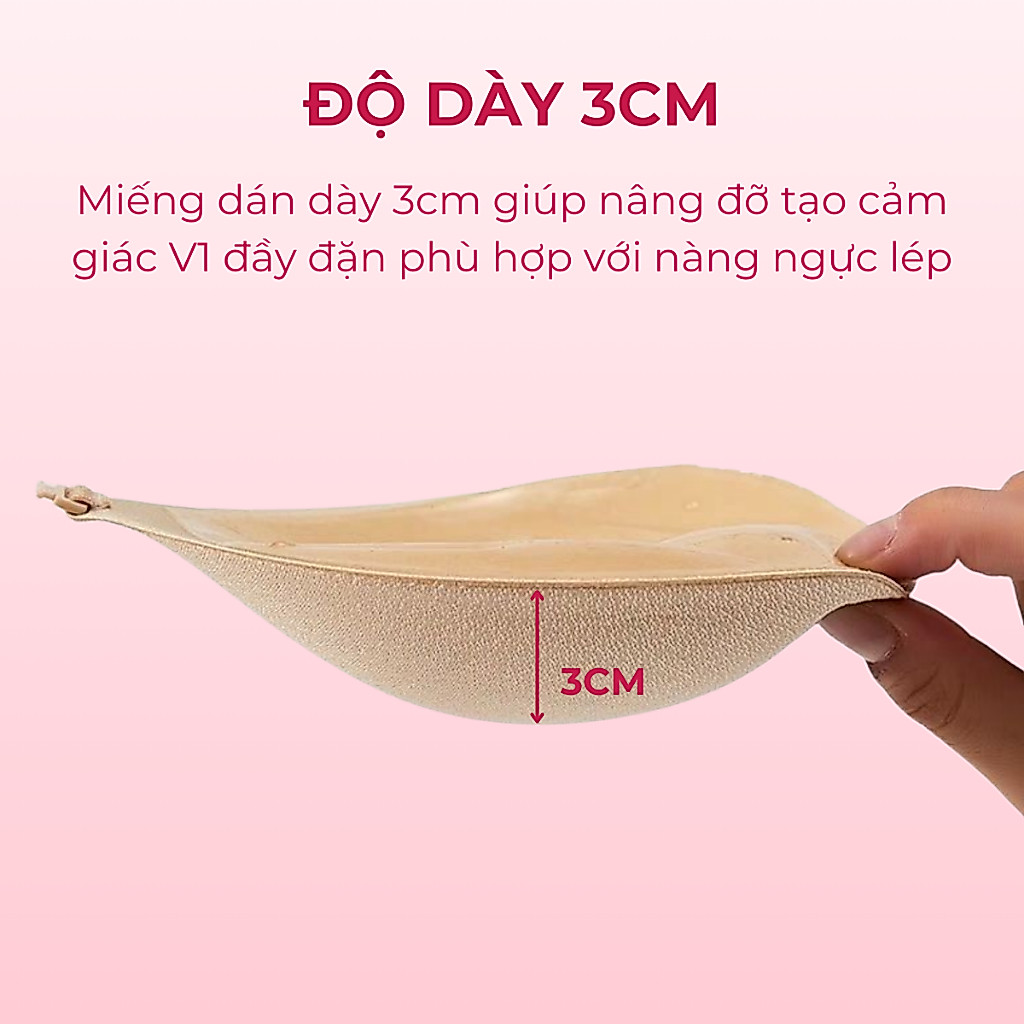 Miếng dán nâng ngực Adore hình bàn tay siêu dày siêu dính, áo dán ngực tạo khe – Hàng chính hãng | BigBuy360 - bigbuy360.vn