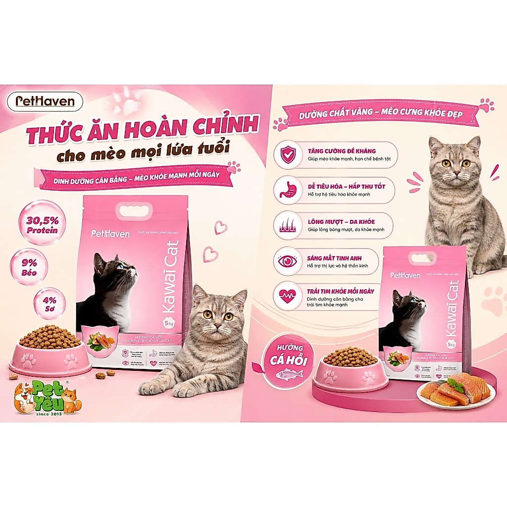 KAWAI CAT – BỮA NGON MỖI NGÀY CHO BOSS - BAO 5KG
