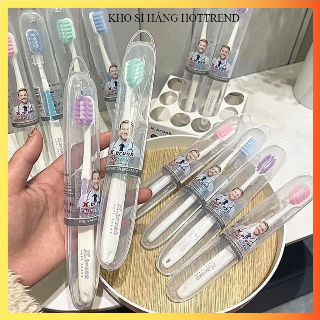 HỘP 12 CÁI BÀN CHẢI ĐÁNH RĂNG CHĂM SÓC NƯỚU - Bàn Chải Lông Mềm Mịn Tiện Lợi, Dụng Cụ Vệ Sinh Gia Đình