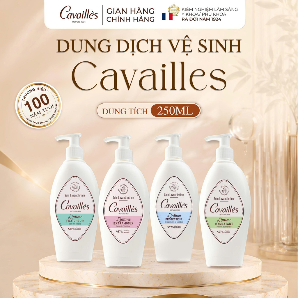 (TH) Dung Dịch Vệ Sinh Phụ Nữ Rogé Cavaillès Siêu Dưỡng Phục Hồi Niêm Mạc - Giúp Cân Bằng pH, Làm Sạch, Dịu Nhẹ 250ml