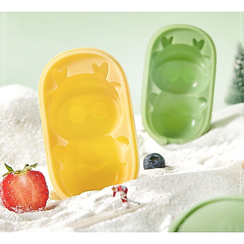 Khuôn Làm Kem, Khay Làm Thạch ECOCO Silicon Hình Người Tuyết, Dụng Cụ Làm Kem An Toàn Sức Khoẻ | BigBuy360 - bigbuy360.vn