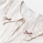 Đồ bộ mặc nhà Mialala pyjama dáng ngắn lụa latin 5464 DMN02015464 — ảnh 7