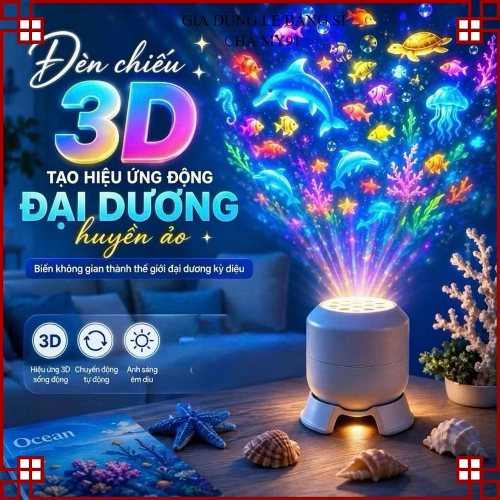ĐÈN CHIẾU ĐẠI DƯƠNG VŨ TRỤ CHO BÉ - Đèn Ngủ Chiếu Trần Nhà 22 Hiệu Ứng Xoay, Đèn Chiếu Sao Trang Trí Phòng