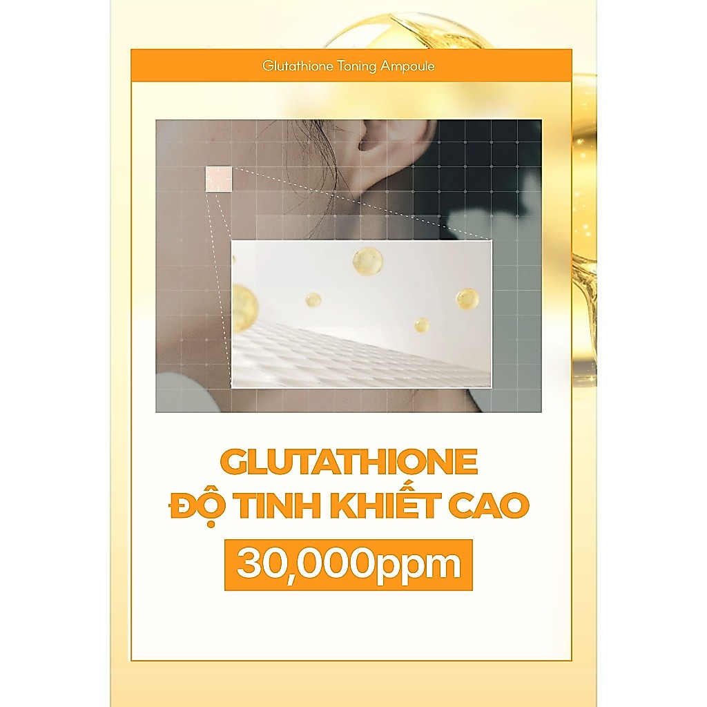 Serum Hỗ Trợ Dưỡng Trắng Phục Hồi Trẻ Hóa Và Thu Nhỏ Lỗ Chân Lông Deepondé Glutathione Toning Ampoule 30ml | BigBuy360 - bigbuy360.vn