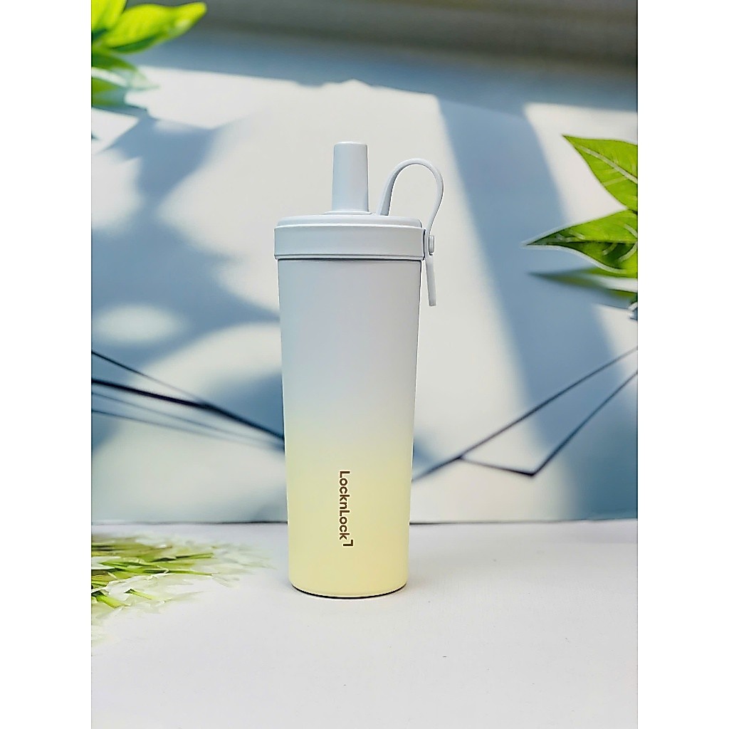 Bình giữ nhiệt LocknLock phủ sứ Ceramic Milk Tea Tumbler LHC4369 kèm ống hút trân châu dung tích 720ml - 3 Màu | BigBuy360 - bigbuy360.vn