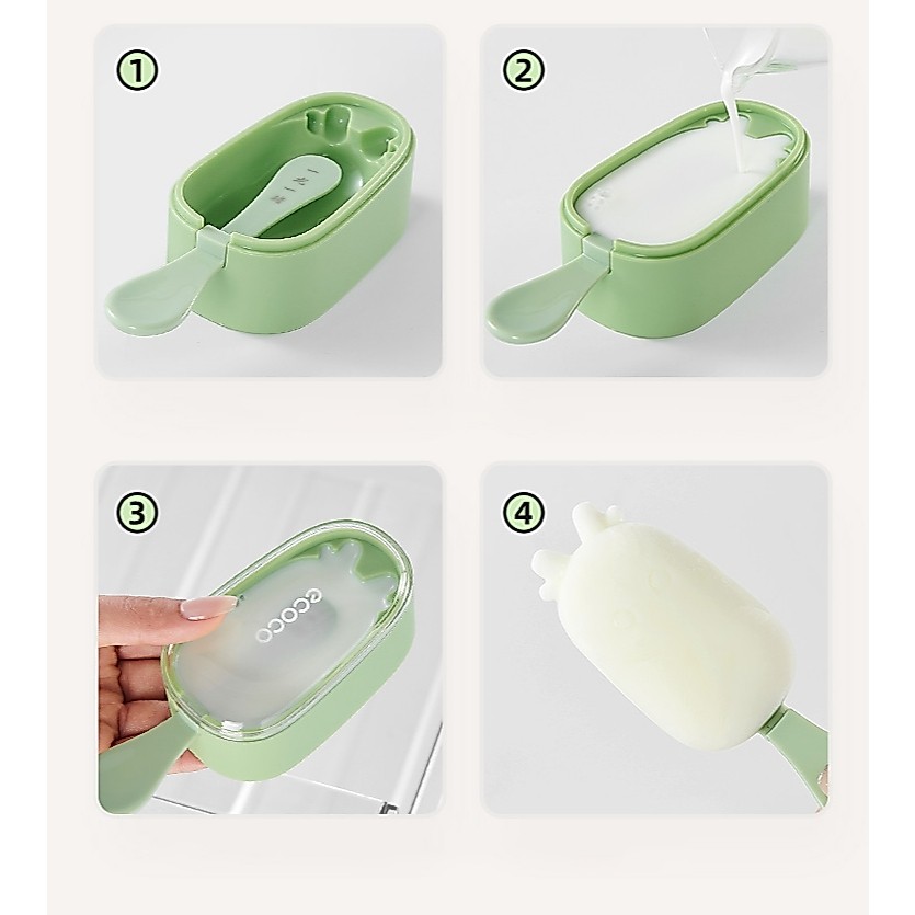 Khuôn Làm Kem, Khay Làm Thạch ECOCO Hình Con Vật, Dụng Cụ Làm Kem Tại Nhà Cao Cấp Mẫu Mới E23168 | BigBuy360 - bigbuy360.vn