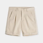 Quần short tây nam Ben & Tod RE2220 BD487 form suông dày dặn đứng form nam tính cao cấp trên gối — ảnh 6
