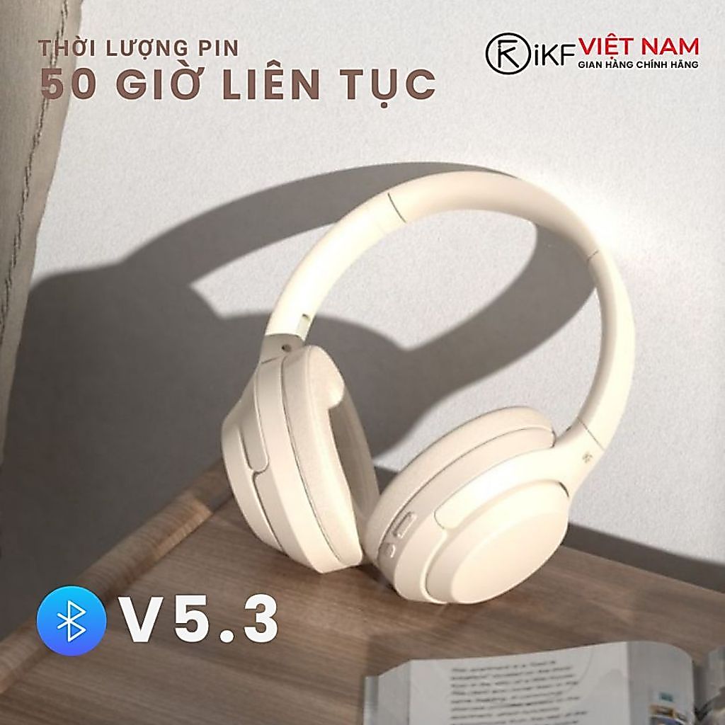 Tai nghe iKF T1, Âm bass mạnh mẽ, pin trâu 50H, kết nối 2 thiết bị - Bảo hành 12 tháng | BigBuy360 - bigbuy360.vn