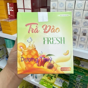 Mẫu Mới Trà Đào Fresh - Trà Đào Giảm Cân Fresh Chính Hãng, Trà Đào Giảm Cân Fresh Original Hộp 12 Gói giảm cân hiệu quả