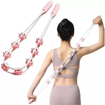 Hướng dẫn sử dụng Dây lăn massage lưng, Con lăn bóng massage cầm tay Con lăn massage chống Cellulite, Con Fascia Dây đeo thủ công cho cổ sau Vai eo Chân tập thể dục cơ Mas