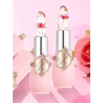 son dưỡng có màu son dưỡng môi 3 Chiếc Châu Âu Mỹ Trang Điểm Pha Lê Thạch Môi Đổi Màu Sắc Dưỡng Ẩm Lâu Dài Dưỡng Ẩm Không Phai Màu Cô Gái Trái Tim Son Môi Học Sinh