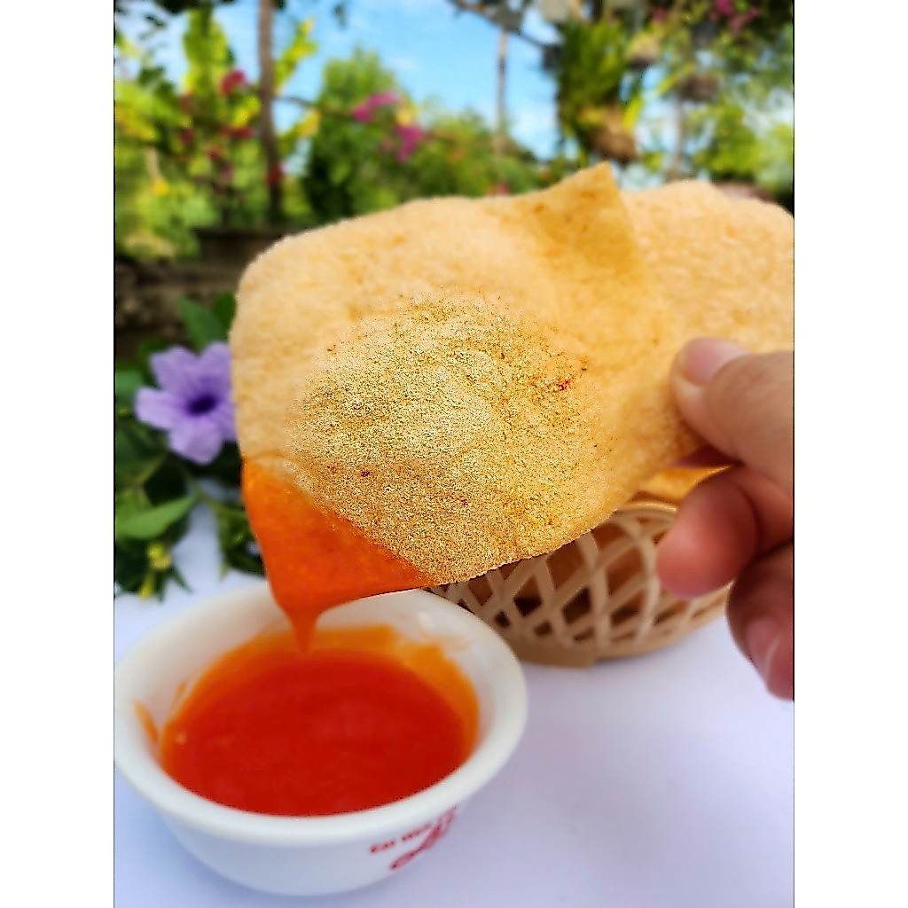 Túi 100gr - 38% tôm tươi,  Loại đặc biệt, Bánh phồng tôm Năm Căn - Cà Mau, Đồ ăn vặt, Bánh phồng Cà Mau