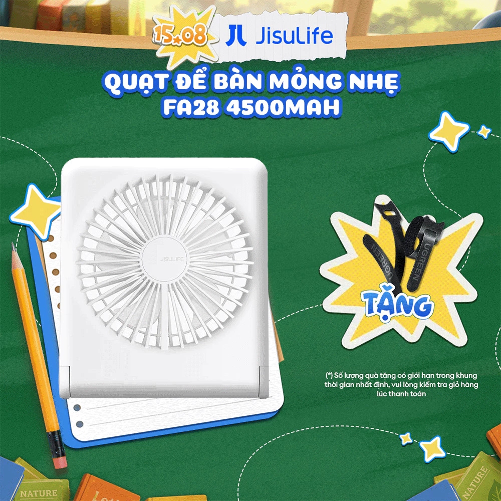 Quạt Jisulife FA28 tổng thể