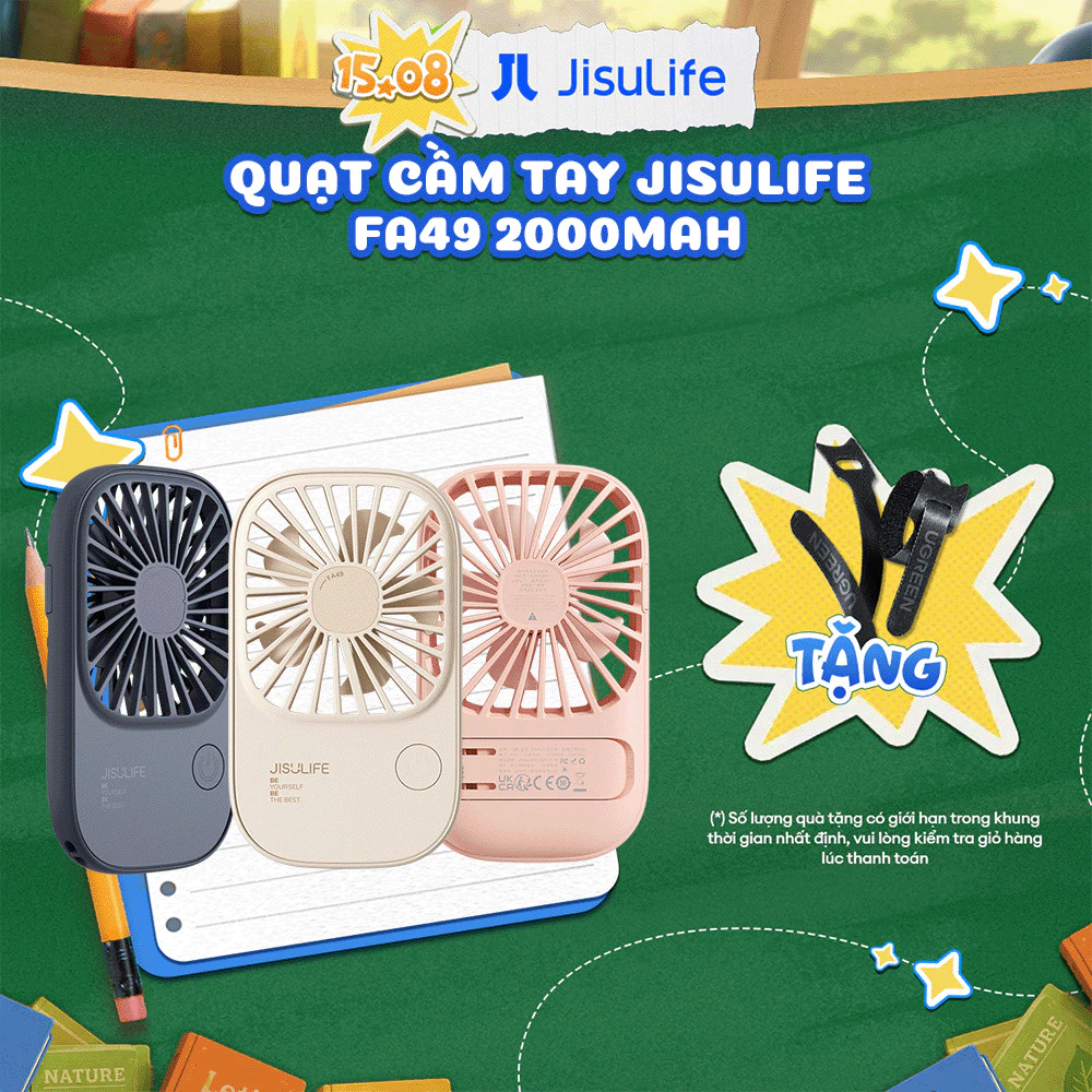 Quạt Jisulife FA49 mặt trước