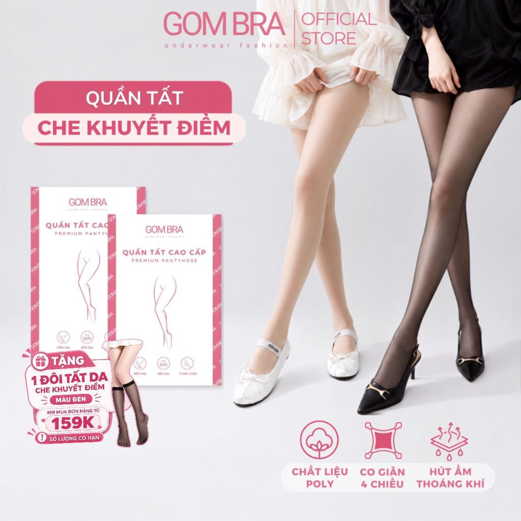 [LIVE DAILY] Quần Tất Nữ Che Khuyết Điểm Gom Bra, Quần Vớ Da Che Sẹo Thâm, Chất Poly Co Giãn Siêu Dai – KAVE