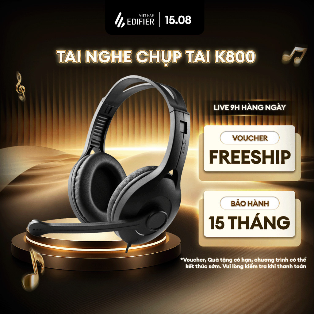 Tai nghe chụp tai EDIFIER K800