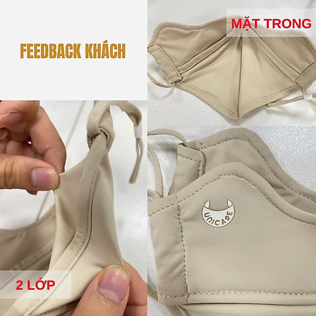 UNICARE Khẩu Trang Vải Chống Tia UV Proof Mask, UPF 50+ Ngăn UV, Tái Sử Dụng Nhiều Lần, Chính Hãng | BigBuy360 - bigbuy360.vn