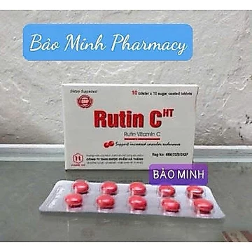 Rutin C Đại Y 100 viên - Bổ sung vitamin C, tăng cường bền mạch máu, giảm chảy máu chân răng