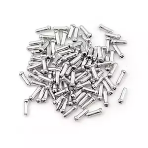 [PCW-T] 100 Chiếc Bạc Nhôm Phanh Xe Đạp Sang Số Cáp Bên Trong Đầu Dây Đầu Mũ Uốn