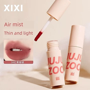 black rouge son black rouge Xixixixi Mist Lip Mud Matte Velvet Lipstick Dễ dàng bắt đầu Look White Lip Cheek Dual-use Lip Gloss Gloss