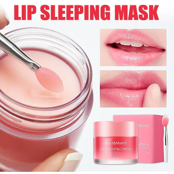 Còn hàng Mặt nạ môi thạch phương Tây & tháng Dưỡng ẩm Làm giảm nếp nhăn môi Nuôi dưỡng Mặt nạ môi Jelly Lip