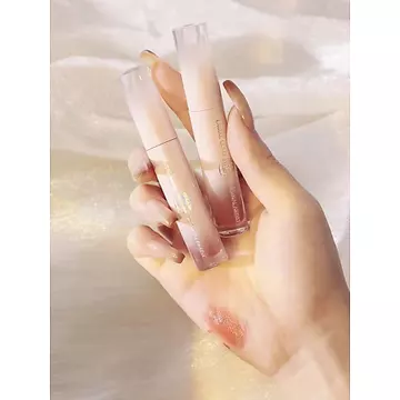 son black rouge black rouge 2 Họa Sĩ Chính Hãng Hai Lớp Matte Lip Glaze Học Sinh Mặt Trơn Vàng Đen Làm Trắng Da Son Môi Son Bóng Không Dễ Dàng