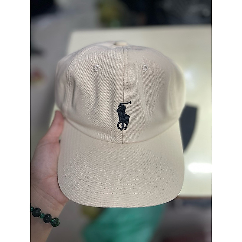 Nón lưỡi trai form mềm chất kaki, Nón kết polo ngữa basic, chuẩn from, phía sau có chữ | BigBuy360 - bigbuy360.vn