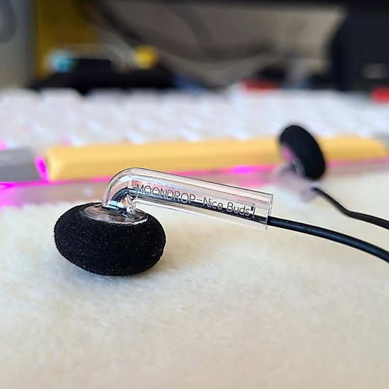 Tai Nghe Có Dây MOONDROP NICE BUDS Chính Hãng  | Tai Nghe Earbuds Có Mic | Chân Cắm 3.5mm | BH12T | BigBuy360 - bigbuy360.vn