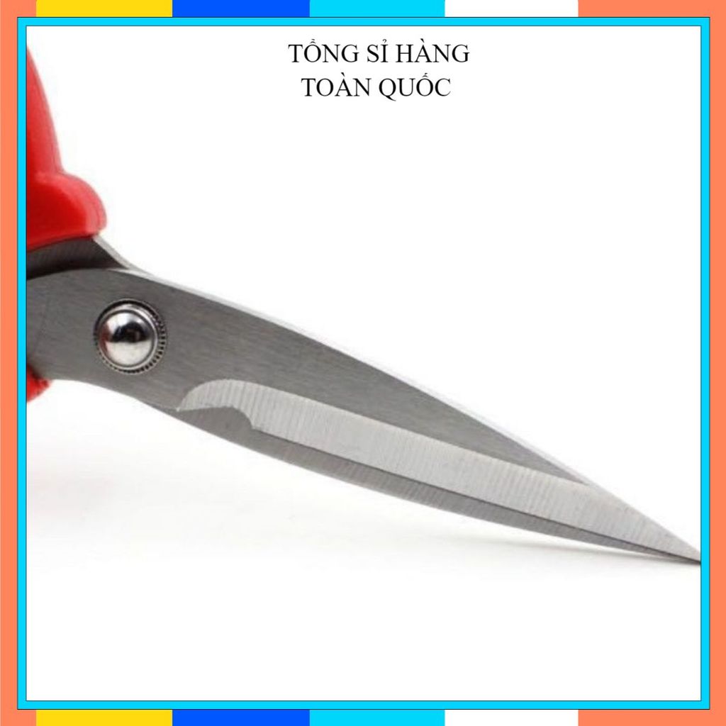[COMBO 6]Kéo Cắt Thực Phẩm, Cắt Giấy Đa Năng, Kéo Cắt Gà, Kéo Làm Bếp Inox Đa Nắng Cán Nhựa Siêu Bền