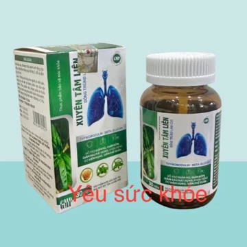 Viên uống thảo dược XUYÊN TÂM LIÊN kim ngân hoa Húng chanh xạ can tỏi đen - 30 viên bồi dưỡng hô hấp và cơ thể khoẻ mạ