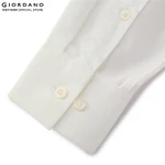 GIORDANO Áo Sơ Mi Nam Dài Tay Wrinkle Free Shirt 01045026 — ảnh 8