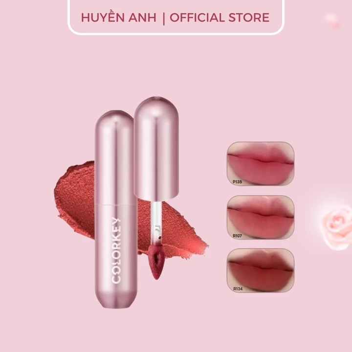 Son Kem Bùn Colorkey Mousse Lip Mud Matte Mềm Mịn Như Nhung Nhập Khẩu Chính Hãng 2g