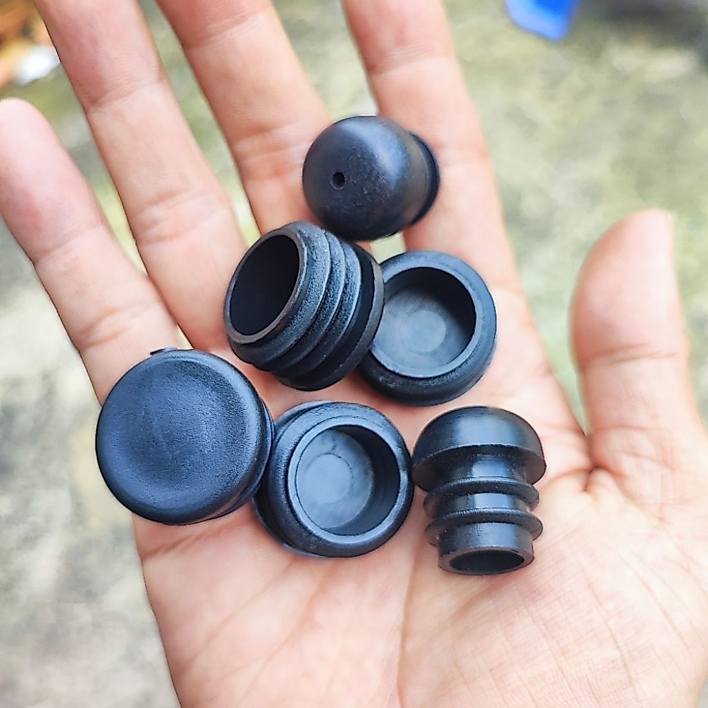 20 Nút Bịt Đầu Ống Sắt Tròn Bịt Chân Bàn Ghế – Nút Cao Su Chống Trầy, Chống Ồn, Dễ Lắp Đặt, Nhiều Kích Thước | BigBuy360 - bigbuy360.vn