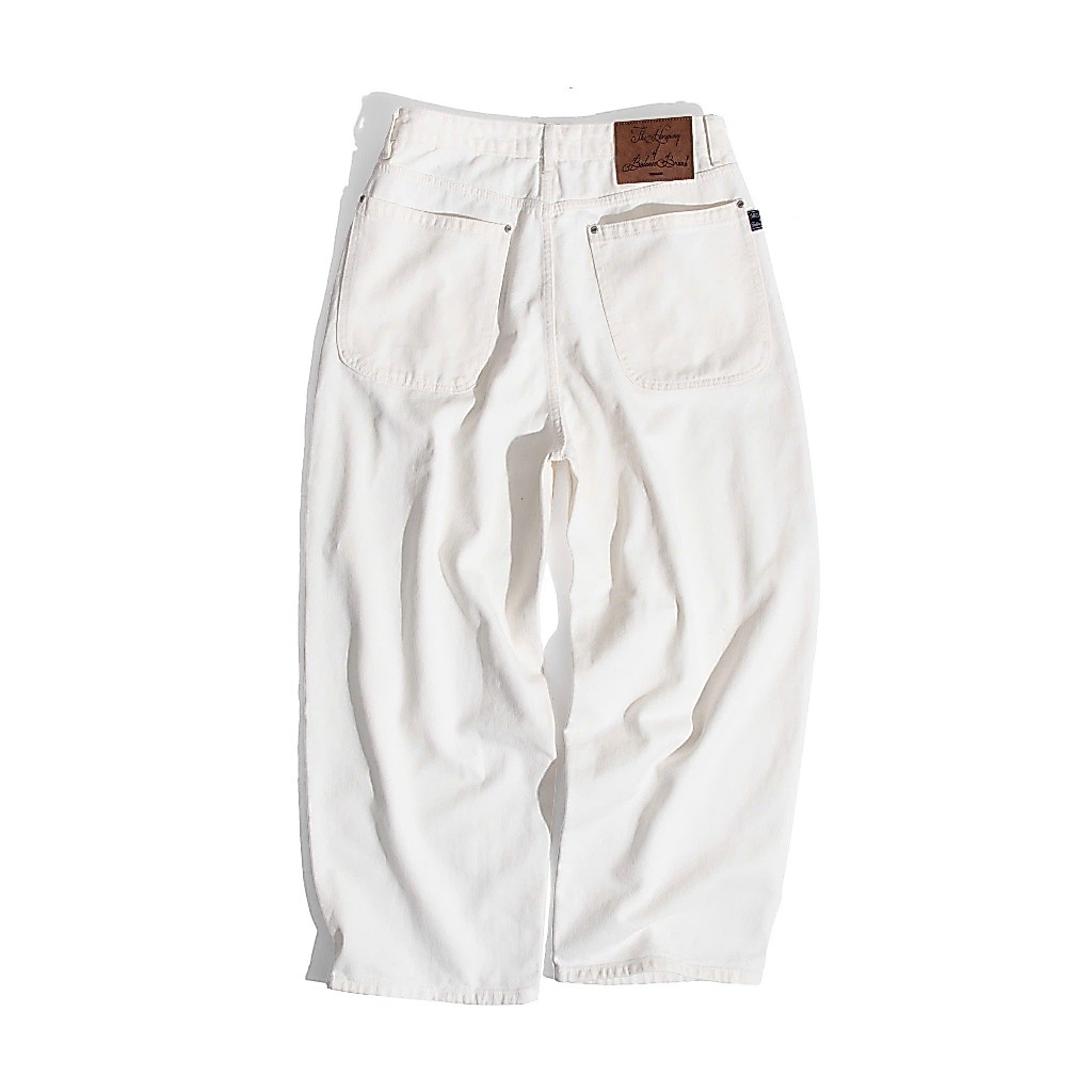 Quần Jean dài ống rộng “THBB CLASSIC - WHITE” - form Baggy Fit / THBBRAND | BigBuy360 - bigbuy360.vn