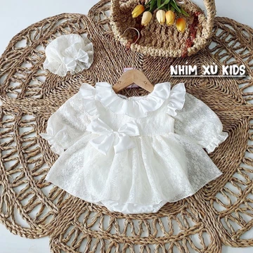 Girls' Lace Newborn Dress KIDS