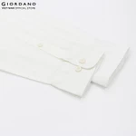 GIORDANO Áo Sơ Mi Nam Cổ Trụ Linen Shirt 01045203 — ảnh 7