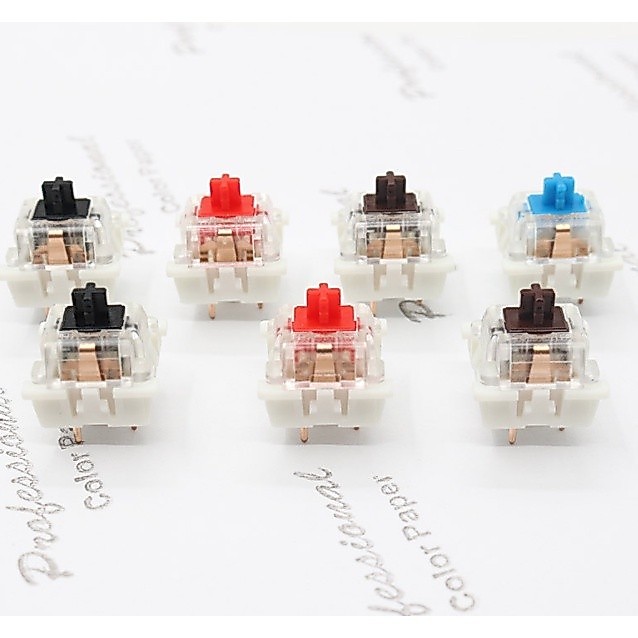 Switch phím cơ trục cơ bàn phím Silent switch /Red Switch cho bàn phím cơ Hỗ trợ 3 pin/5pin RGB  Factory Lubed | BigBuy360 - bigbuy360.vn