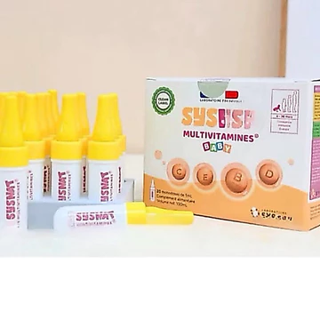Sysnat Multivitamines 20 ống- Vitamin tổng hợp tăng đề kháng -Tăng Cường Hệ Miễn Dịch, Hỗ Trợ Sức Khỏe Cho Trẻ Nhỏ ()