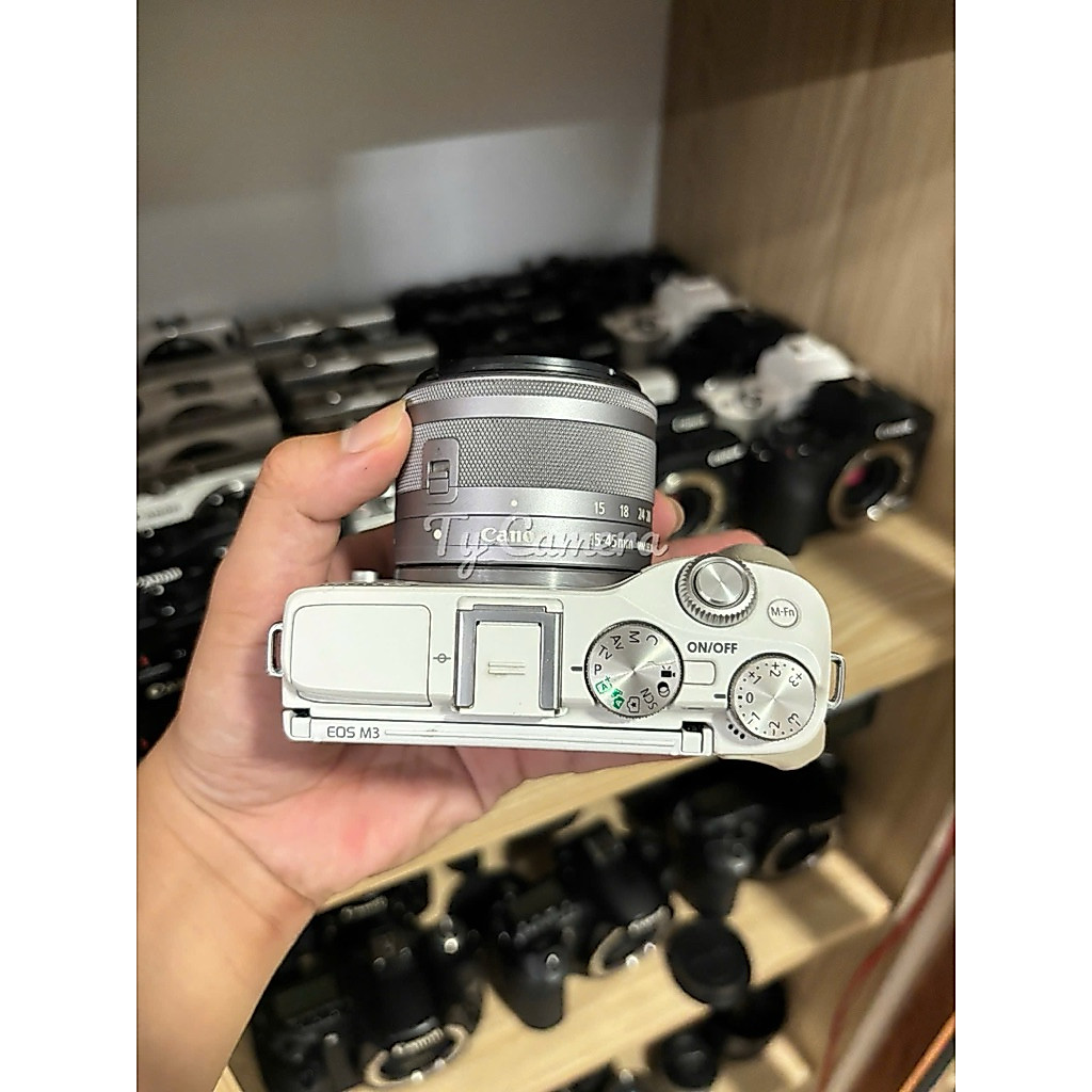 Máy ảnh CANON M3 mới 94-96% đẹp không lỗi (kèm full phụ kiện) | BigBuy360 - bigbuy360.vn